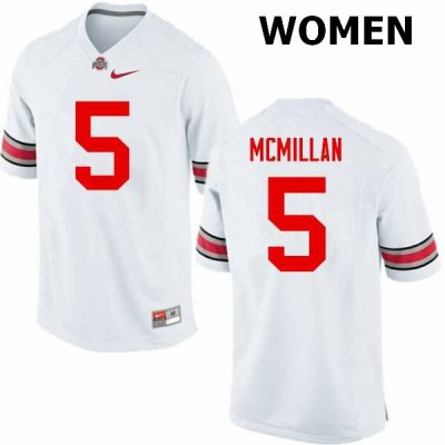 Women's Ohio State Buckeyes #5 Raekwon McMillan White Nike NCAA College Football Jersey December BXE8544KS